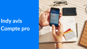 Interface de compte professionnel en ligne pour indépendant