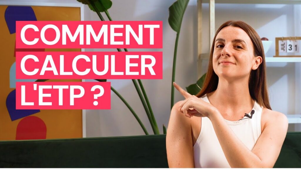 Tableau de calcul des effectifs en équivalent temps plein travaillé